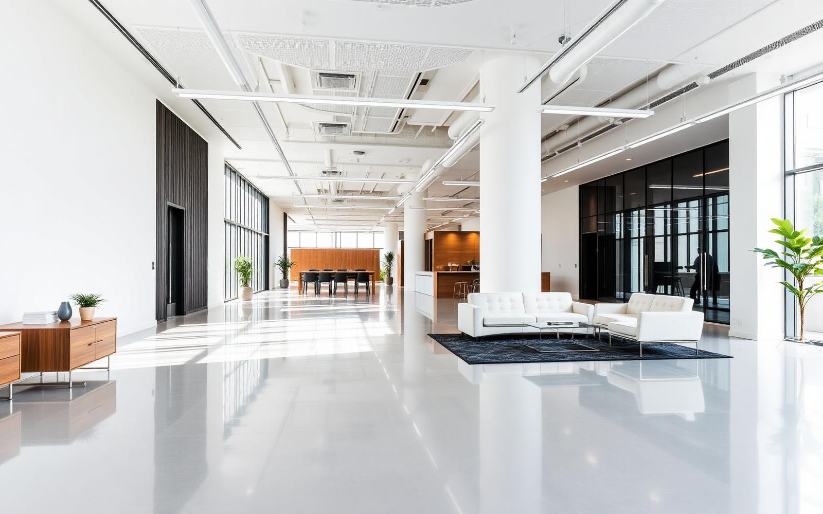 Modern commercial office interior